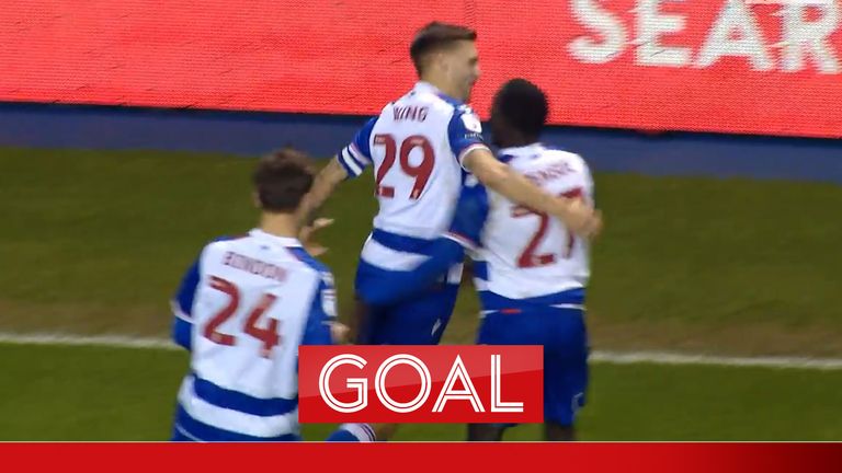 Wing goal for Reading