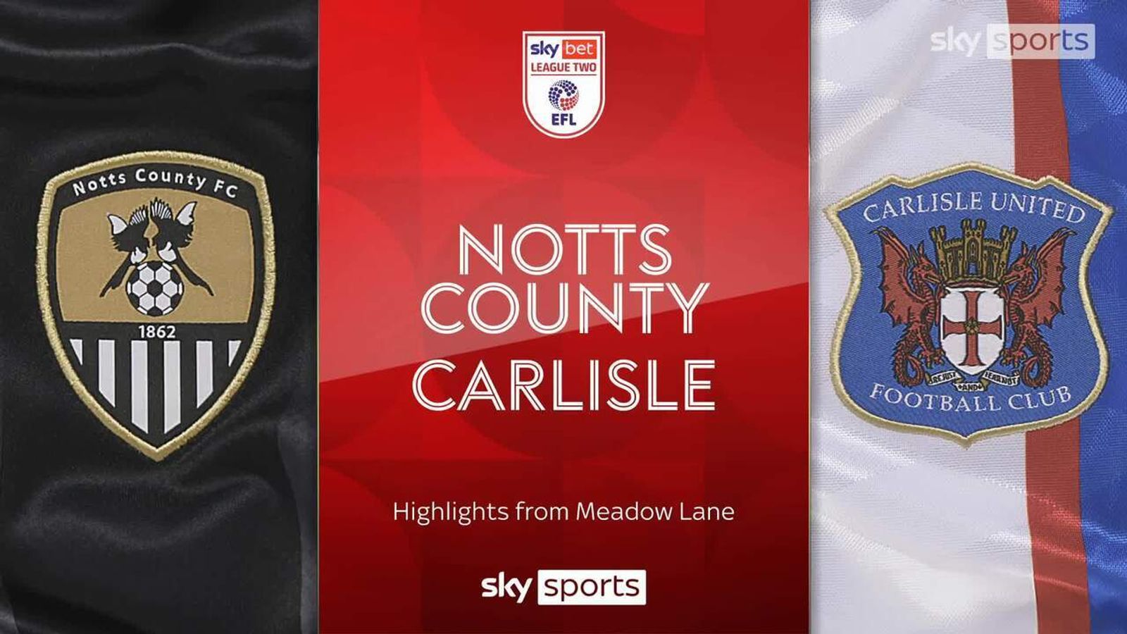 Notts County 1-0 Carlisle United