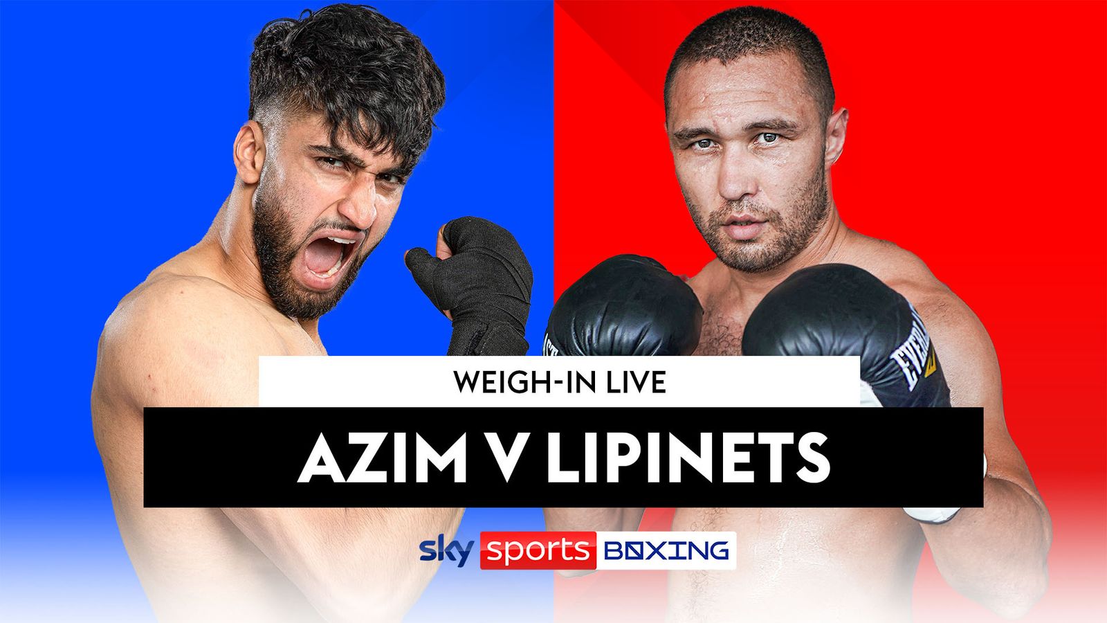 Adam Azim and Sergey Lipinets hit the scales for Wembley Arena clash: Watch weigh in live stream