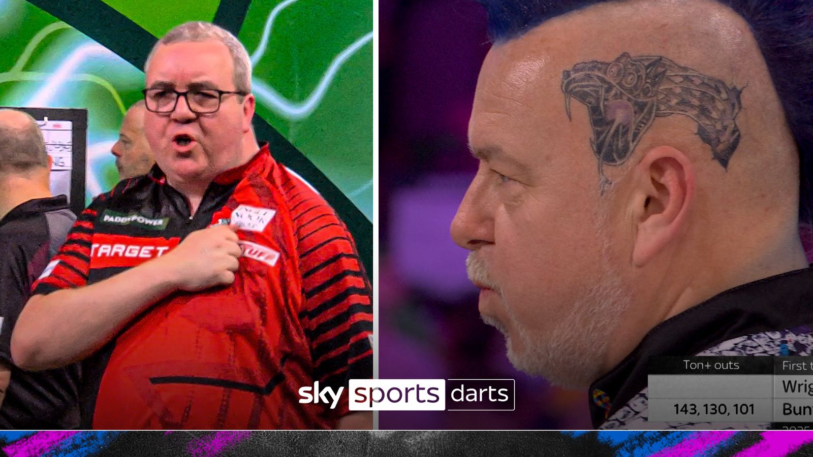 World Darts Championship | Stephen Bunting breaks Peter Wright with a ...