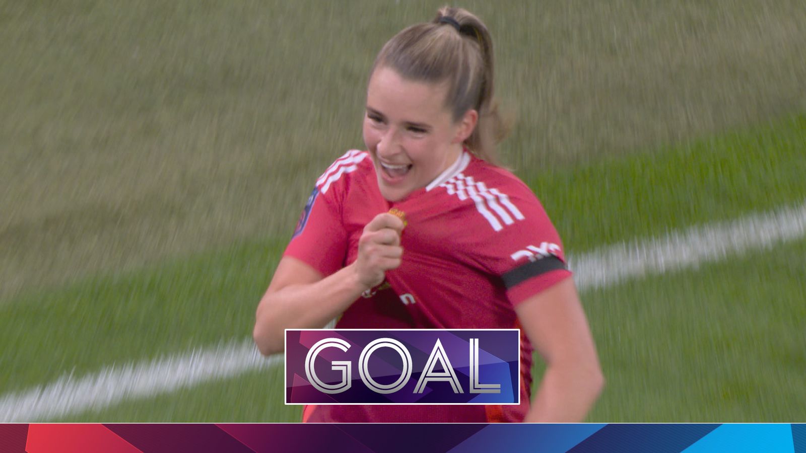 'She's done it!' | Toone's delicate chip gives Utd early derby lead!