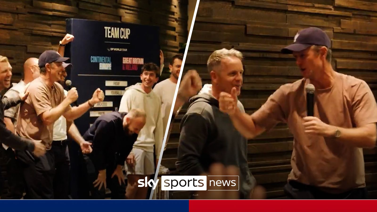 'Sweet Caroline!' | Justin Rose leads Team Cup celebrations with karaoke 'Sweet Caroline!' | Justin Rose leads Team Cup celebrations with karaoke