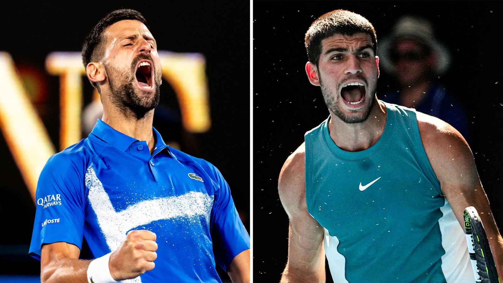 Novak Djokovic and new coach Andy Murray plot the downfall of Carlos Alcaraz in Australian Open quarter-final