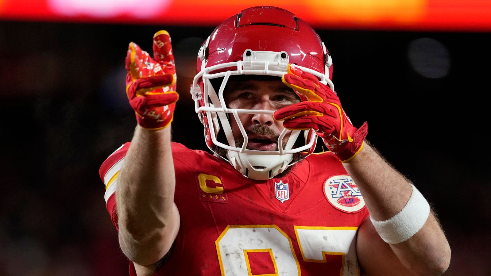 Travis Kelce labelled ‘best to ever do it’ after making NFL history in Kansas City Chiefs playoff win over Houston Texans