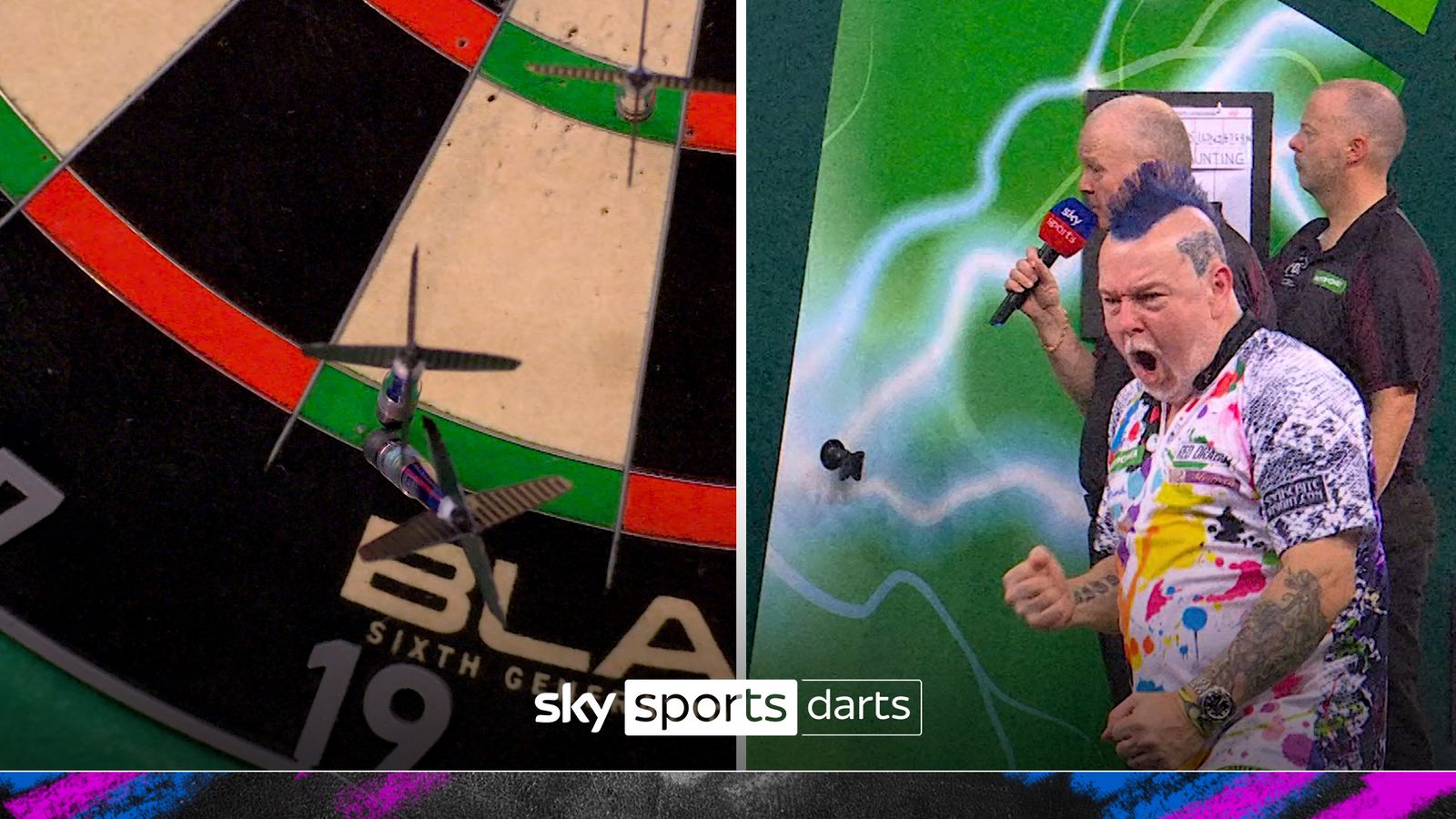 World Darts Championship | Fired up Peter Wright hits stunning 133 ...