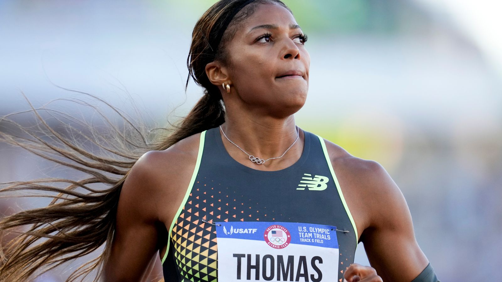 Gabby Thomas: Olympic 200m champion receives support from Coco Gauff, Ilona Maher after detailing stalking fears