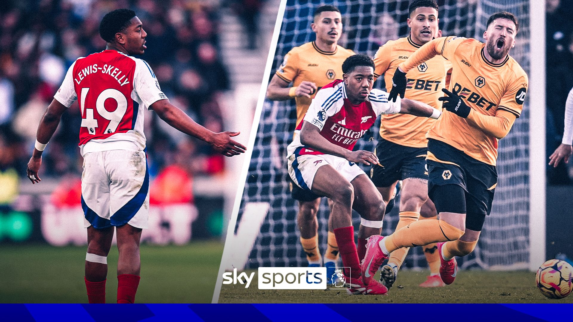 ALL ANGLES! Lewis-Skelly's controversial red card vs Wolves