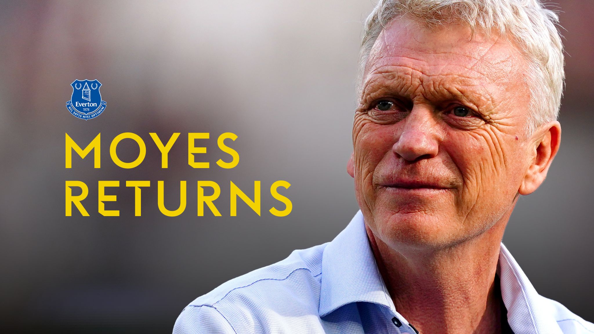 David Moyes reappointed by Everton as manager 11 years after leaving club to join Manchester United | Football News | Sky Sports