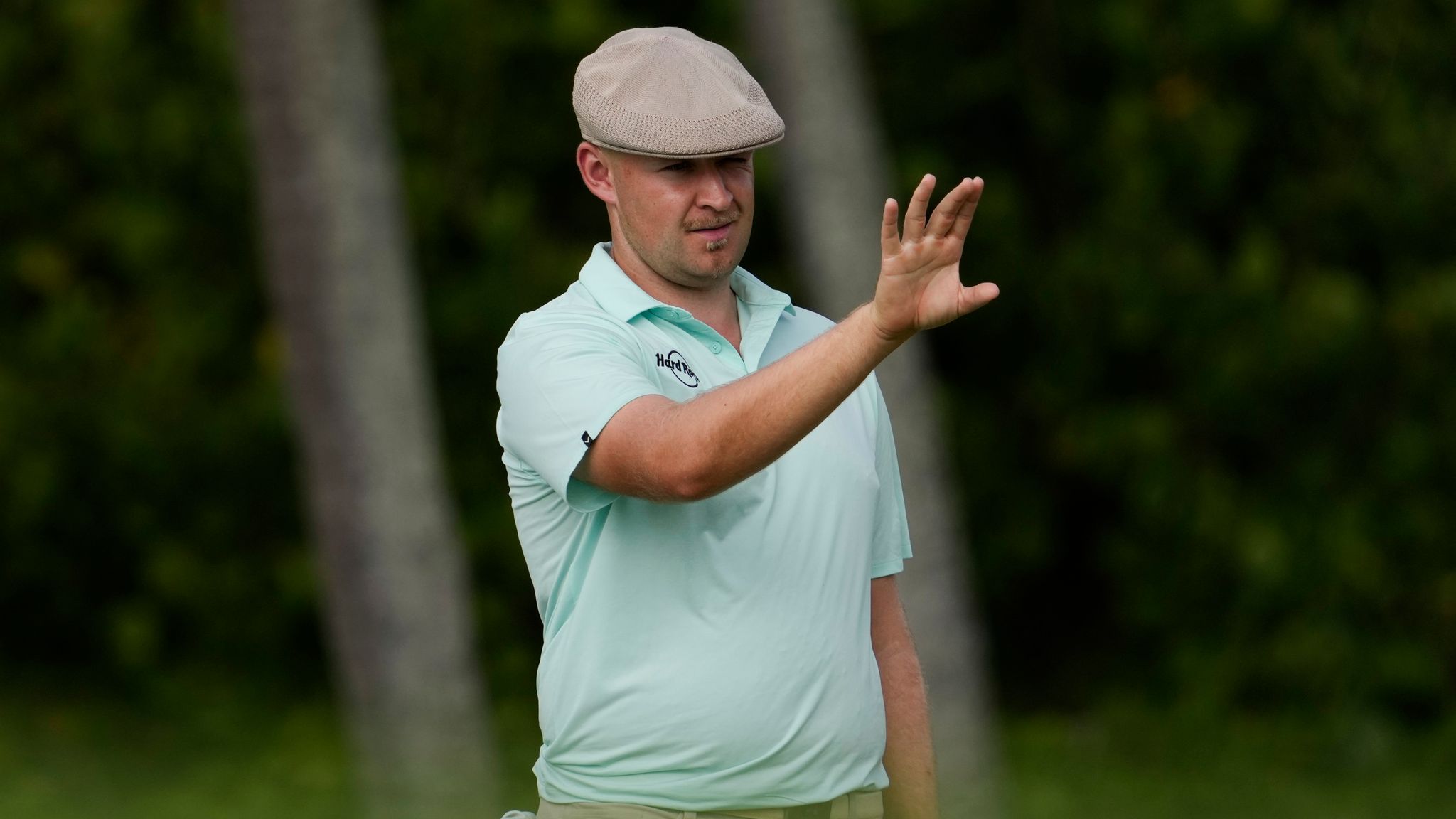 Sony Open England's Harry Hall takes share of the early lead after