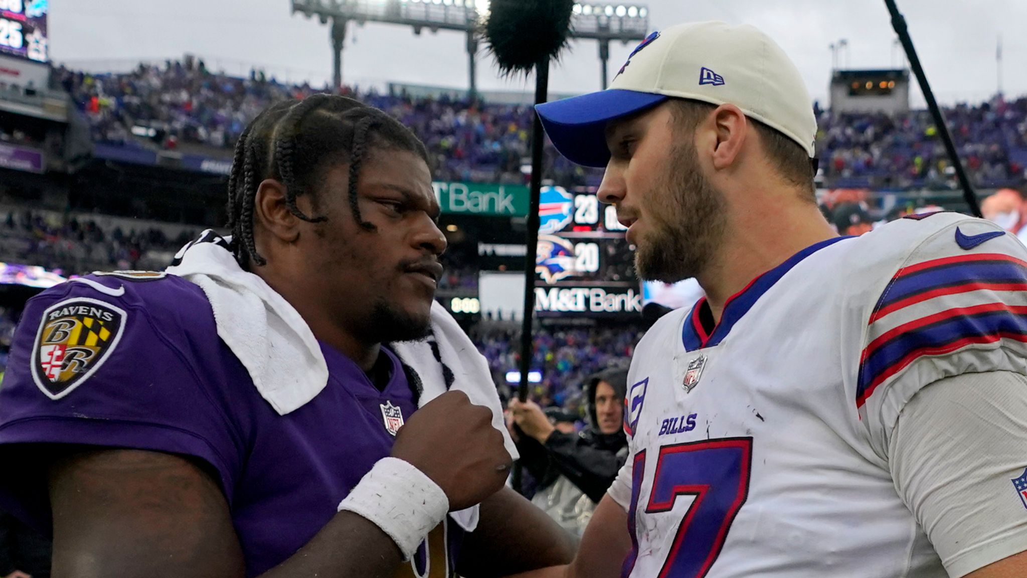 NFL 2025 playoffs: Josh Allen and Lamar Jackson to face off in game  everybody has been waiting for | NFL News | Sky Sports