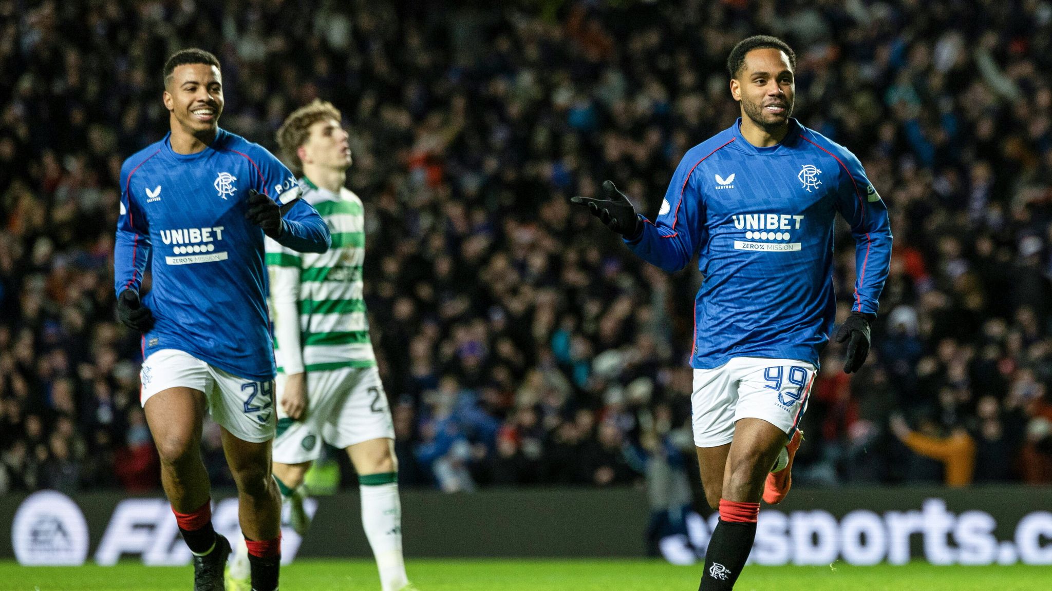 Rangers 3 - 0 Celtic - Match Report & Highlights