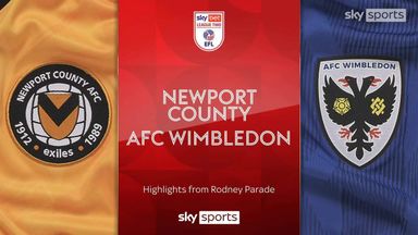 Newport County 1-2 AFC Wimbledon