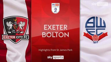 Exeter 1-2 Bolton