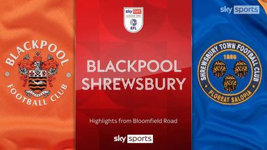 Blackpool 1-1 Shrewsbury