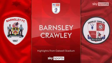 Barnsley 3-0 Crawley