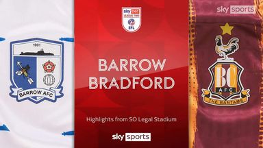 Barrow 2-2 Bradford