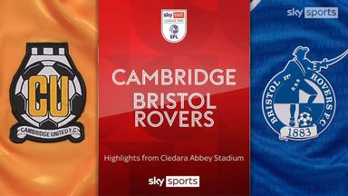 Cambridge 0-1 Bristol Rovers