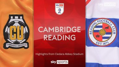 Cambridge 1-3 Reading