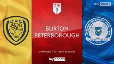 Burton 2-2 Peterborough