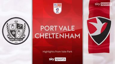 Port Vale 0-0 Cheltenham