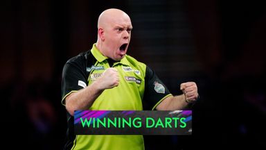 Van Gerwen pushed by Rydz but converts crucial match dart!