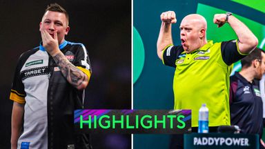 Highlights: Van Gerwen DISMANTLES Dobey 6-1 to reach final!