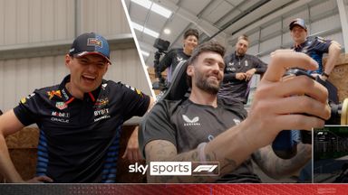 'He can't even drive!' | England cricket players take on F1 racing