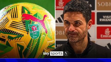 'It's very different to PL' | Arteta suggests team must 'adapt' to Carabao ball