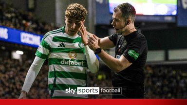 Engels struck by coin in Old Firm derby | 'Unacceptable, appalling and disgraceful'