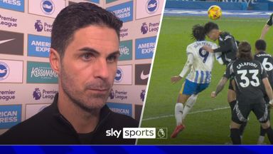 Arteta fumes at Brighton penalty - 'Saliba touches the ball!' 