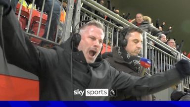 COMMENTARY CAM! | Carra celebrates Gakpo equaliser for Liverpool!