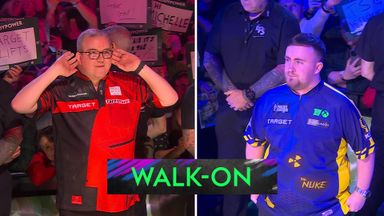 Walk-on battle! Ally Pally goes wild for Bunting and Littler's entrances