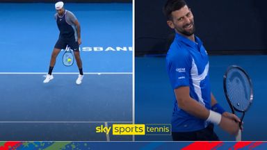 'What on Earth just happened?!' | Djokovic stunned after TWO tweeners in epic rally!