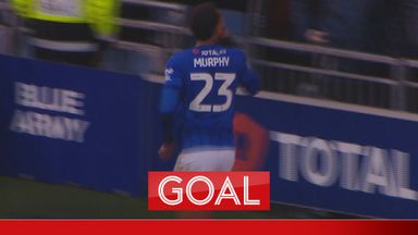 Josh Murphy fires Portsmouth ahead against Swansea