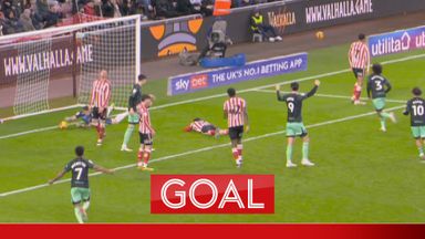 O'Nien heads into his own goal to level for Sheff Utd!