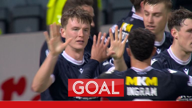 'Donnelly telah melakukannya!' | Dundee memimpin di akhir pertandingan melawan Celtic