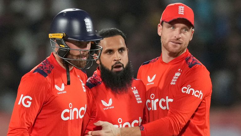 Adil Rashid of England, T20 International Cricket (Associated Press)