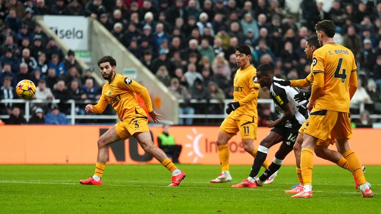 Alexander Isak opens the scoring