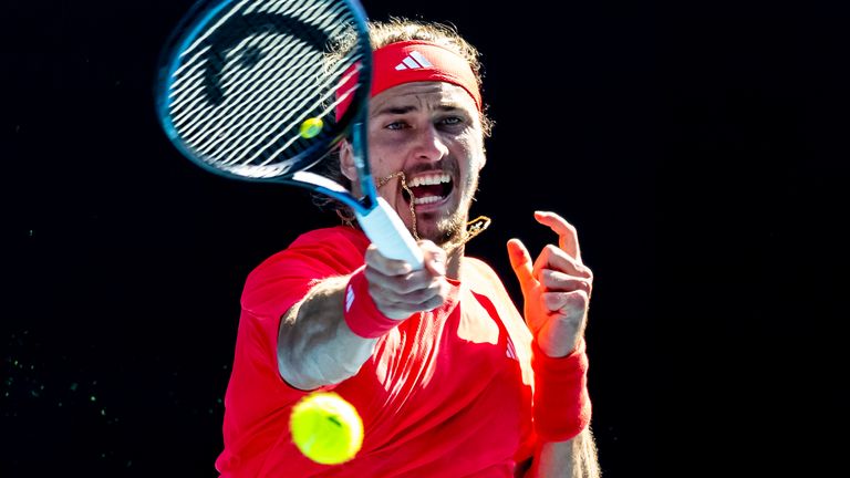 Alexander Zverev, tenis del Abierto de Australia (Associated Press)