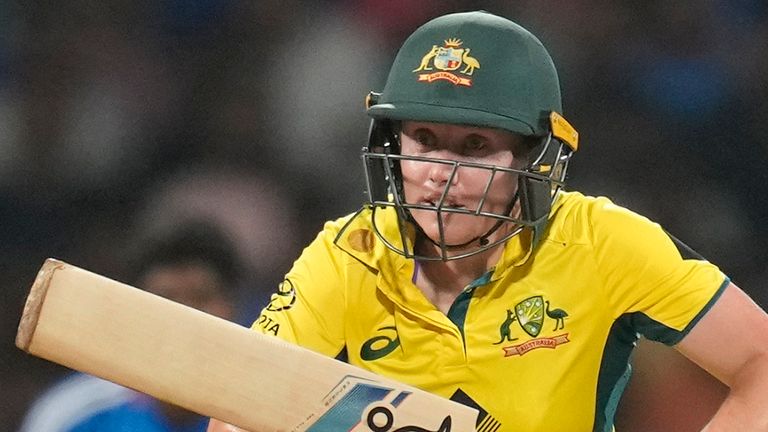 Australia's Alyssa Healy (Associated Press)