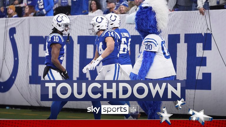 Indianapolis quarterback Joe Flacco somehow found Alec Pierce for the 40-yard touchdown pass as the Colts took an early lead against the Jacksonville Jaguars.