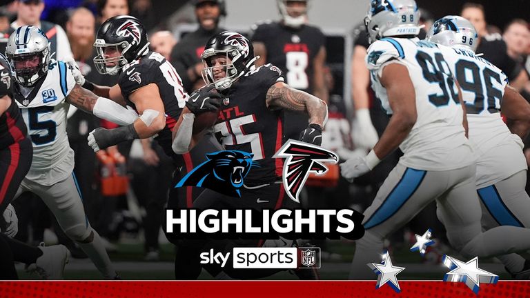 Highlights of the Carolina Panthers against the Atlanta Falcons in Week 18 of the NFL.