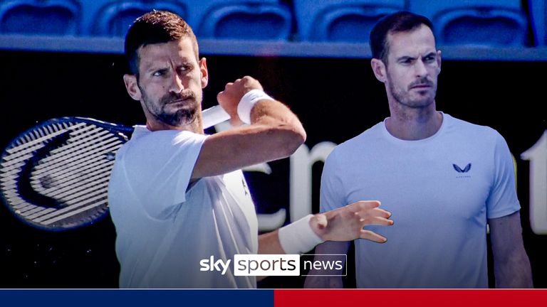 Novak Djokovic dan Andy Murray bekerja sama untuk pertama kalinya menjelang Australia Terbuka