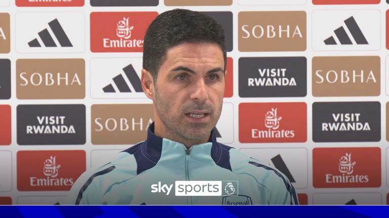 Arsenal manager Mikel Arteta gives the latest on Kai Havertz, Raheem Sterling, Ben White and Takehiro Tomiyasu and potential incomings and outgoings for transfers in January. 