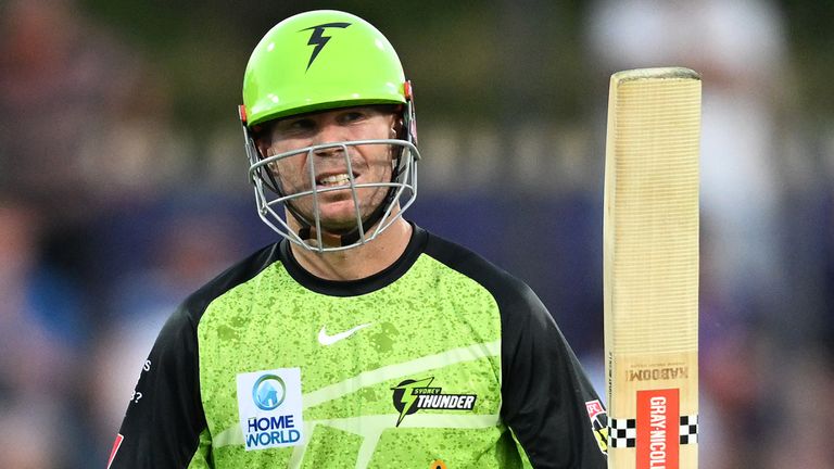 David Warner, Sydney Thunder, Liga Big Bash (Getty Images)