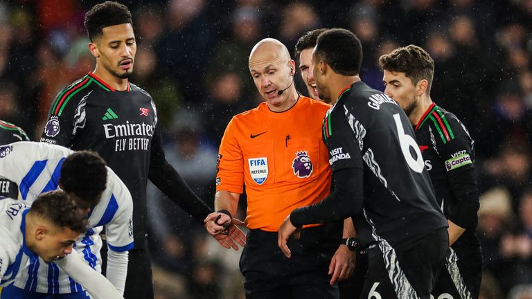 Anthony Taylor gave Brighton a controversial penalty