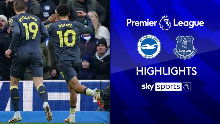 Brighton vs Everton highlights