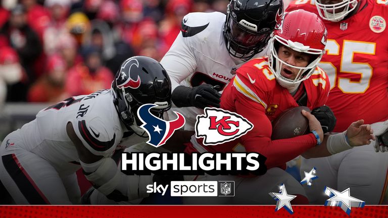 Houston Texans 14-23 Kansas City Chiefs: Patrick Mahomes and Travis ...