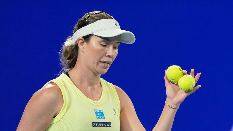 Danielle Collins lost to American counterpart Madison Keys in straight sets at the Australian Open