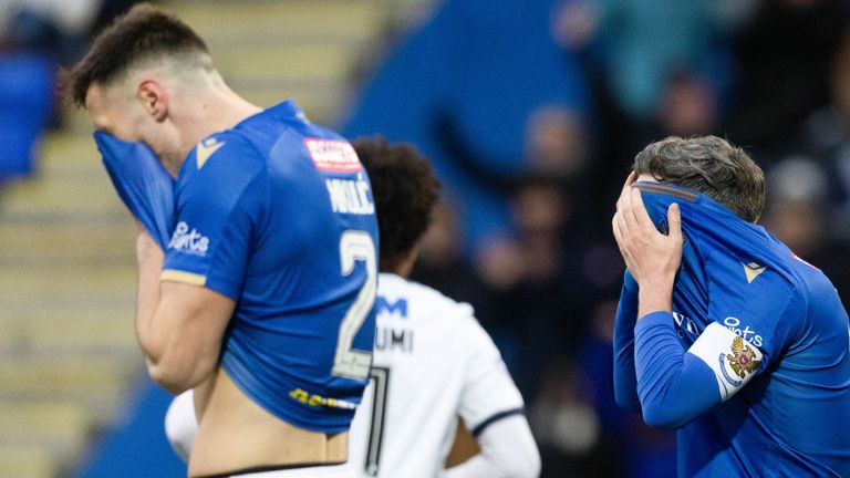 St Johnstone are eight points adrift at the bottom of the Premiership 